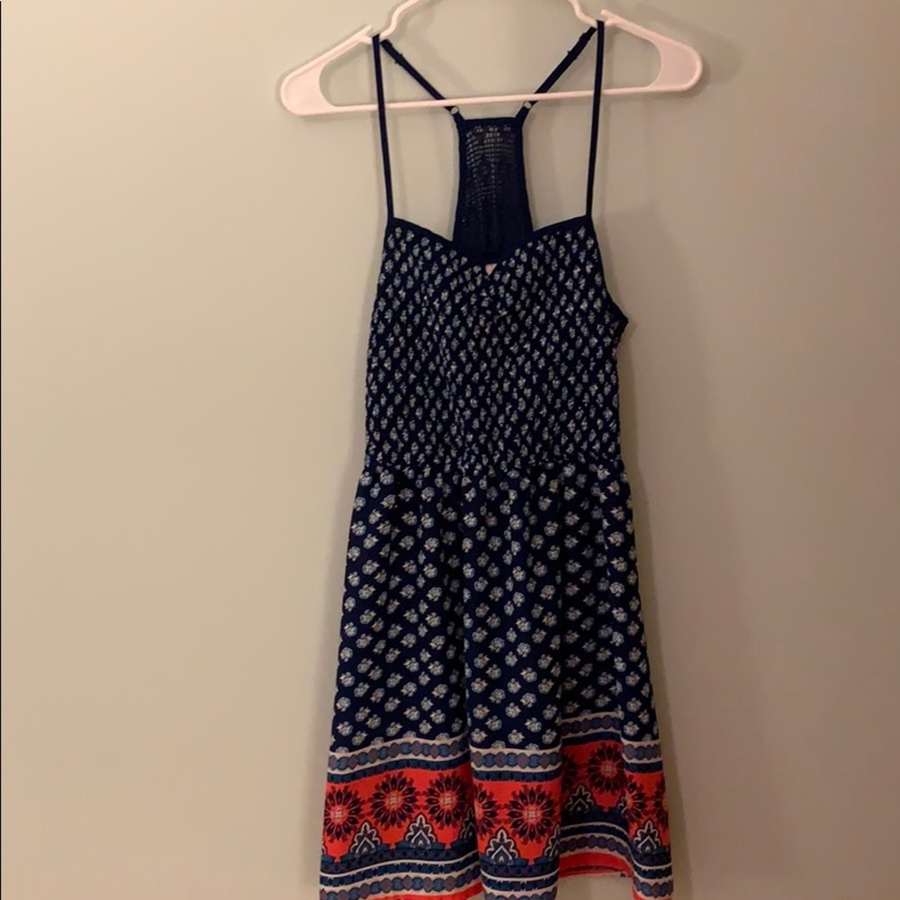 Fun Sundress . Stretched fr waist up. A-line